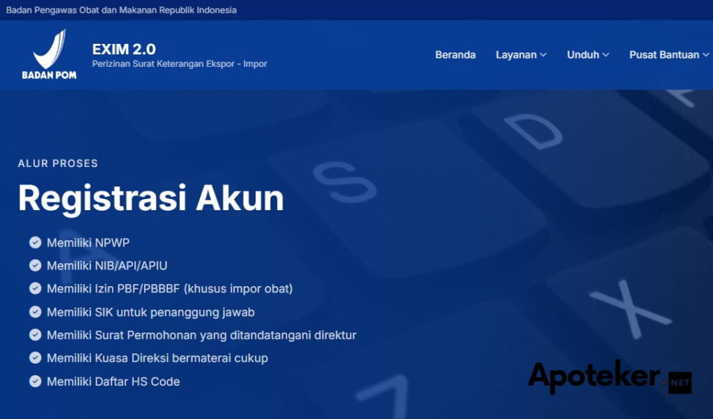 EXIM Perizinan Surat Keterangan Ekspor Impor