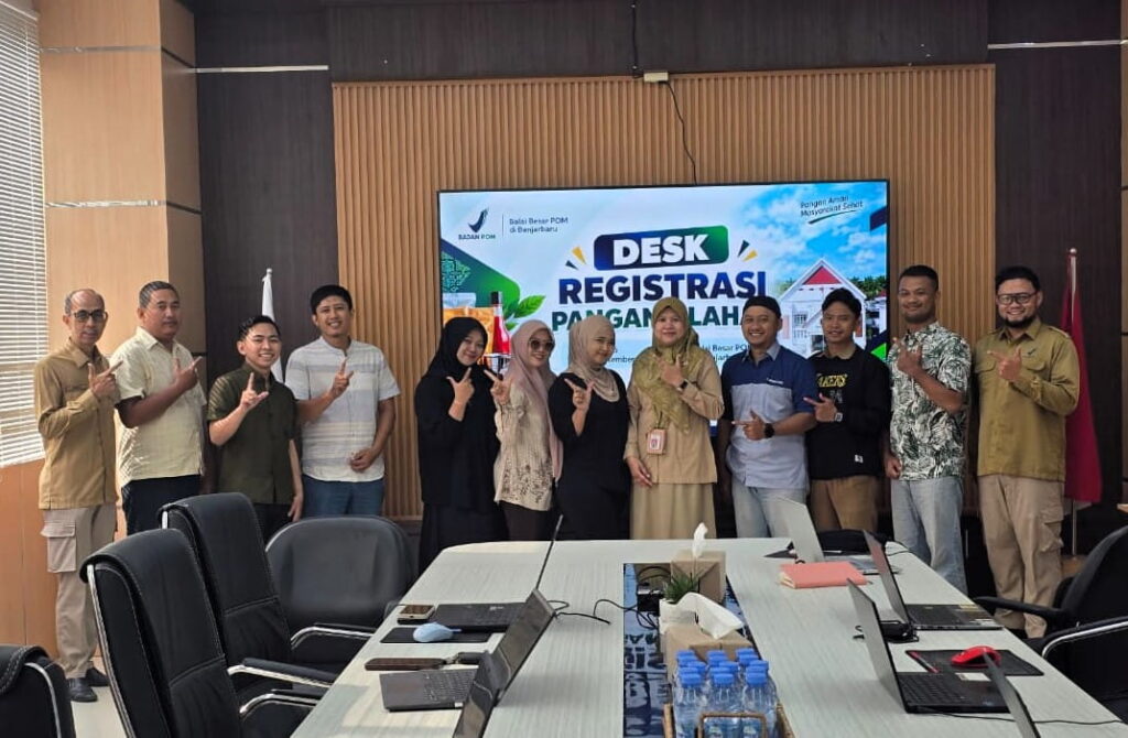 Desk Mandiri Registrasi di BBPOM Banjarbaru